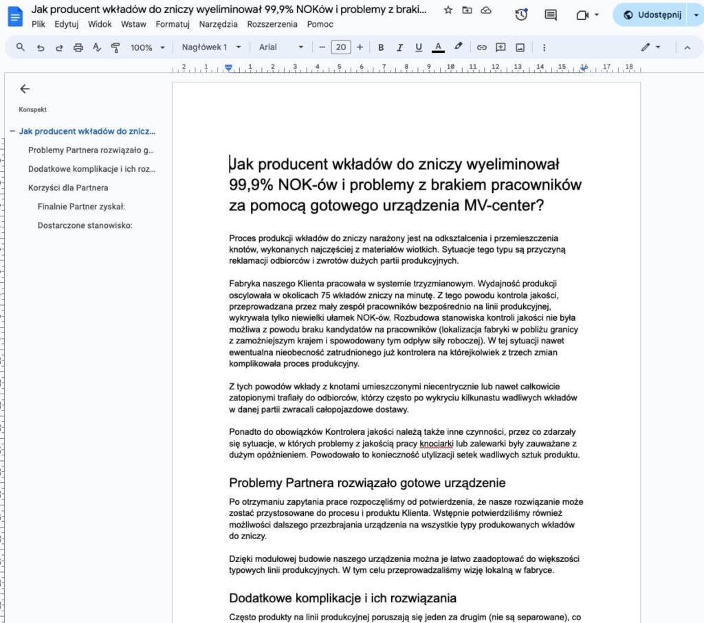 Wsparcie w tworzeniu treści eksperckich na zasadzie wywiadów copywritera ze specjalistą.