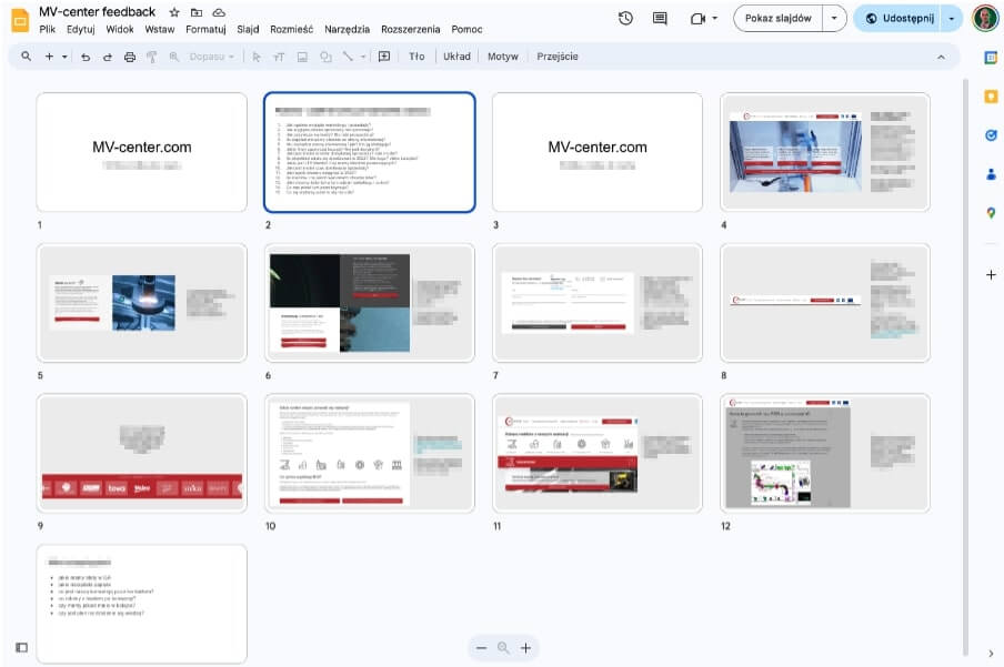 Audyt strony sprzed rewitalizacji przedstawiający wskazówki pozwalające podjąć biznesową decyzję.